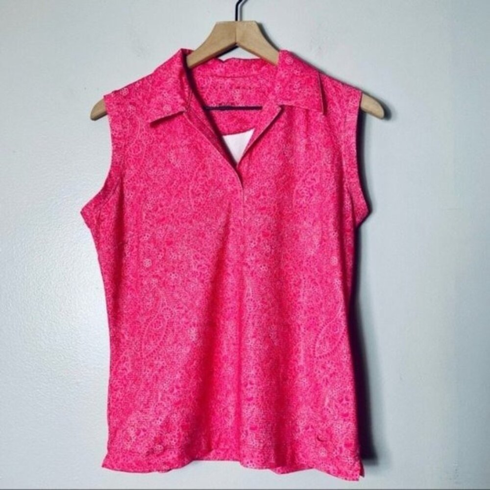 Nike Sleeveless Print Golf Top